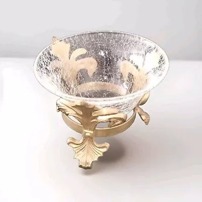 Buy Vintange Crackle Glass Bowl • 30£