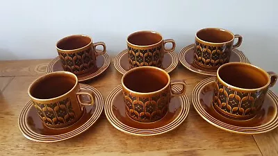 Buy 6x Vintage Hornsea Heirloom Cups & Saucers.  • 17.99£