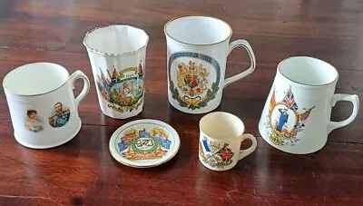 Buy Collection Of Six Commemorative China 1908 To 1981 • 24£