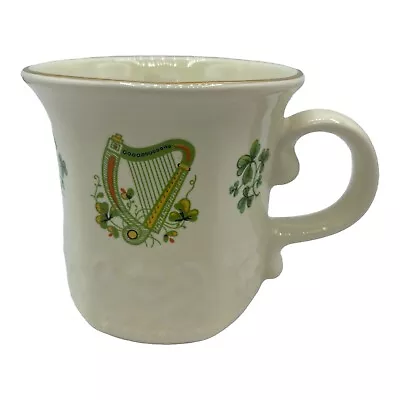 Buy Vintage Mug Irish Shamrock Harps County Cork Ireland Carrigaline Pottery Tea Cup • 8.79£