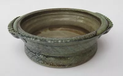 Buy Jane Hamlyn MBE, Studio Pottery Salt Glazed Stoneware Small Dish, C1990 • 80£