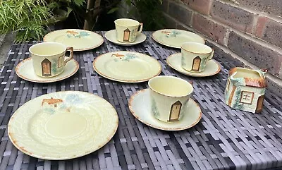 Buy Keele Street Pottery Cottage Ware Cups Saucers Side Plates And Jug • 12.99£
