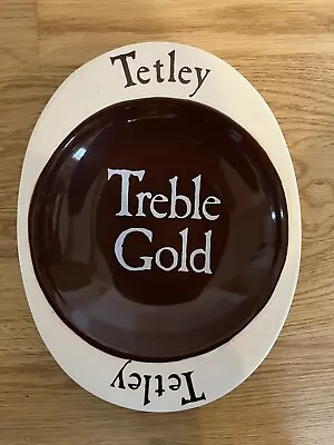 Buy Original Tetley TREBLE GOLD Ceramic Made By Bristol Pottery • 6£