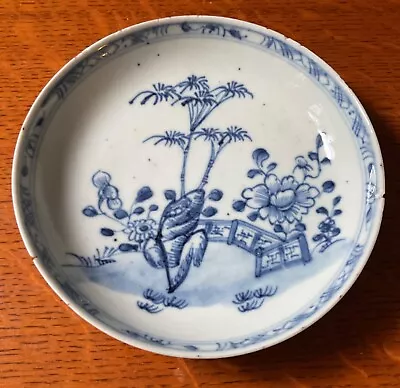Buy Antique Porcelain Blue & White Tea Bowl/Saucer Hand Painted • 40£