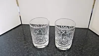 Buy Vintage Cut Crystal  2x  Small Whiskey  Glasses 3.55  • 15£