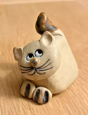Buy Ceramic Earthenware Pottery Cat Figurine Vintage English Studio Pottery • 14.99£