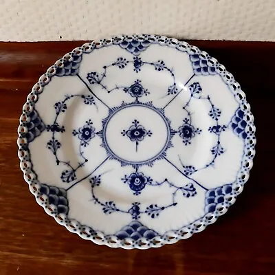 Buy ANTIQUE Plate 14,5 Cm BLUE FLUTED FULL LACE # 1-1088 Royal Copenhagen 1898-1923 • 65.24£