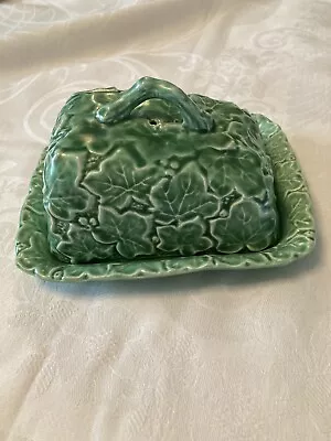 Buy Sylvac Butter Dish And Lid - 2088 - Ivy Pattern- Vgc • 12£