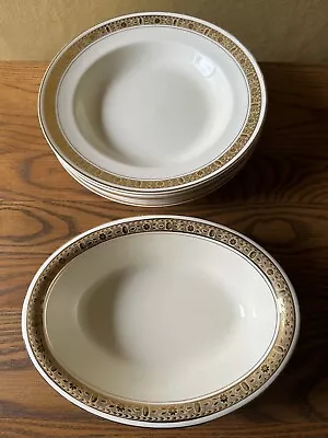 Buy Burleigh Ware Zenith Art Deco - Soup Bowls Serving Dish • 10£