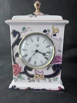 Buy Masons Ironstone Blue  Mandalay  Mantel Clock (7.5 ) • 22£