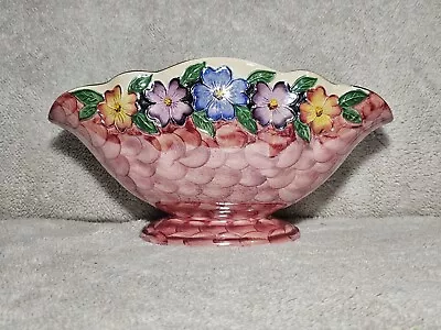 Buy Maling Lustreware Large Mantle Colourful Oyster Vase. Beautiful Centrepiece Vase • 24.99£