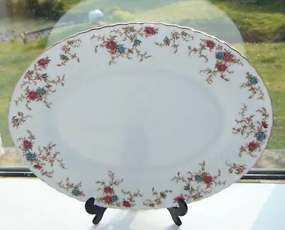 Buy Minton English Bone China Ancestral Pattern Large Serving Platter 39cm • 22£