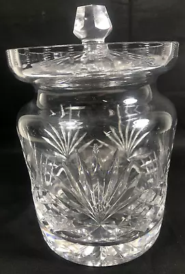 Buy Miller Rogaska HEAVY Crystal Candy Jar With Lid Hamilton Pattern 6.5  X 4.5  • 35.41£