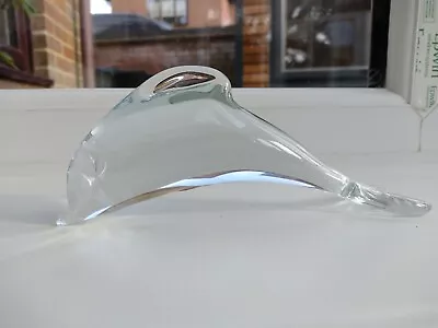 Buy Glass Dolphin Paperweight, Lead Crystal From Isle Of Man • 6£