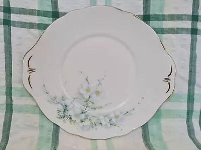 Buy Vintage ROYAL STAFFORD Blossom Time Blue Flowers Bone China 10 Inch Plate • 9.99£