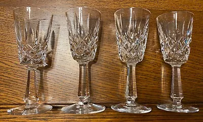 Buy Four (4) Galway CLIFDEN Cut Glass / Crystal Wine Glasses 6-3/8  • 60.58£