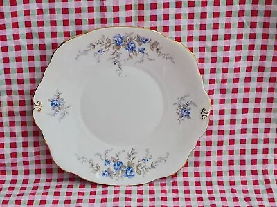 Buy Vintage Duchess Bone China Blue Roses Plate • 9.99£