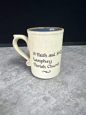 Buy Vintage Laugharne Pottery Stoneware - Lamphey Mug -Parish Church.. • 10£