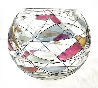 Buy Partylite Calypso Mosaic Stained Glass Large Candle Holder Excellent Condition • 19.95£