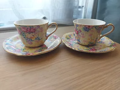 Buy Royal Winton Chintz Cup And Saucer X 2 • 44£