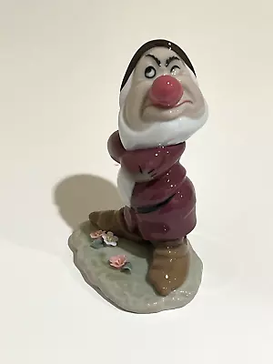 Buy LLADRÓ Disney Grumpy Snow White Seven Dwarfs Figurine Porcelain 01009323 • 164.01£