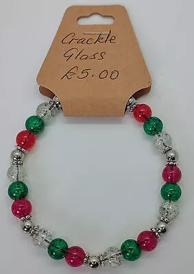 Buy Crackle Glass Bracelet • 5£