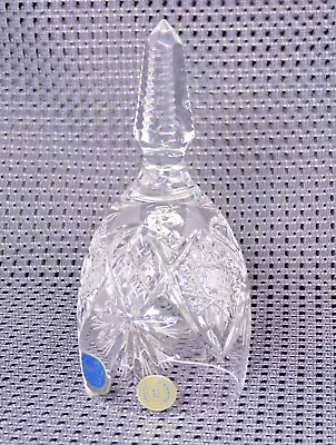 Buy Crystal Glass Bell Czech Republic Hand Cut Bohemia Crystal • 5.49£