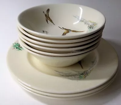 Buy Royal Doulton Dinner Ware -The Coppice Pattern - Pheasants & Trees C. 1940's 50s • 24.50£