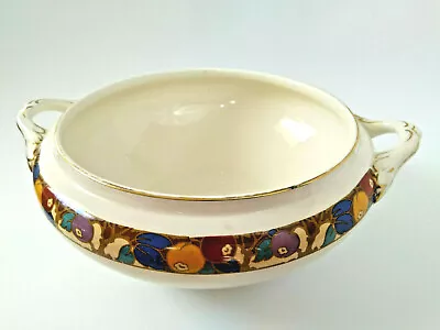 Buy Vintage Keeling& Co Ltd Losol Ware Large Serving Bowl Pattern 5665 Ware Berries  • 48.69£