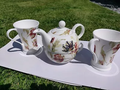 Buy Laura Ashley Tea Set Coffee Mug Cup Flower Design Gosford Fine Bone China UK • 43£