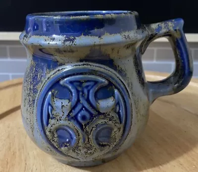 Buy Cynnyrch Cymru Welsh Studio Pottery Mug Celtic Cross Wales Uk  Vgc. 4” • 11.99£