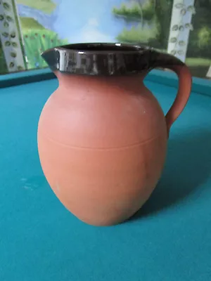 Buy Royal Barum Ware  By C. H. Brannam England Red Clay Pitcher Glaze Inside 9 X 7 * • 88.53£