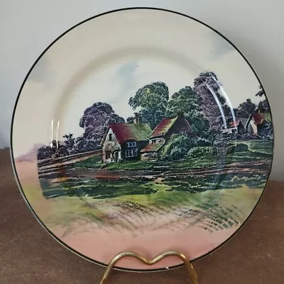 Buy Vintage Royal Doulton  Rustic England  25.5cm Series Ware Plate • 6.95£