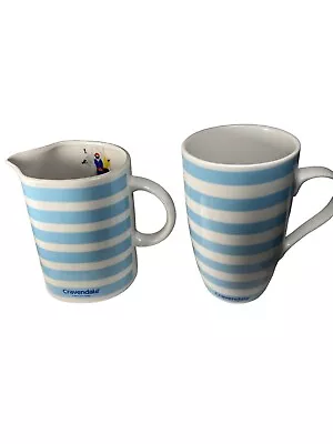Buy Cravendale Kitchen Collectables Blue & White Striped Jug And Mug • 14.99£