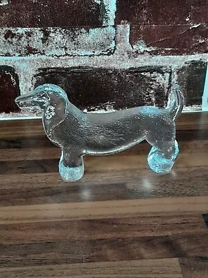 Buy (08) Kosta Boda Dachsund Glass Figurine / Paperweight • 9.99£