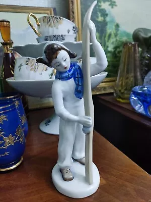 Buy Porcelain Figurine .Skier.Made In The USSR.LFZ. • 139.79£