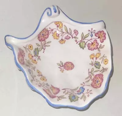 Buy Bone China Hammersley Osborne Trinket Dish Shell Dish England Floral Kitsch • 11.99£