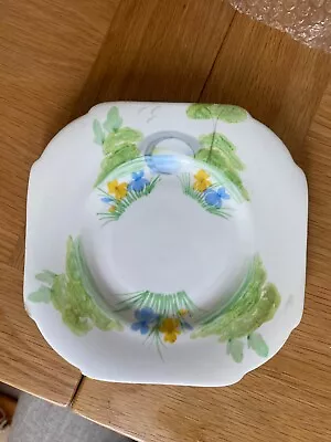 Buy Vintage Wedding Plates Grafton China ART DECO Hand Painted X 5 • 10£