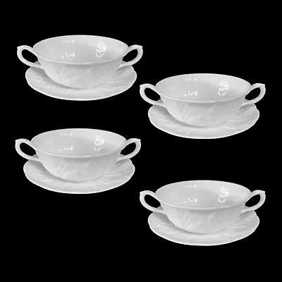 Buy Wedgwood Countryware Set Of 4 X Soup Bowls And Saucers • 99£