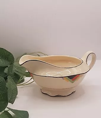 Buy Vintage 1930s Art DecoWoods Ivory Ware Creamer/Jug Yellow Floral Abstract Design • 24£