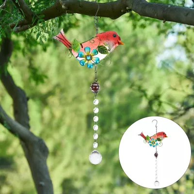 Buy Stained Glass Bird Hanging Window Ornament Hummingbird Suncatcher • 10.65£