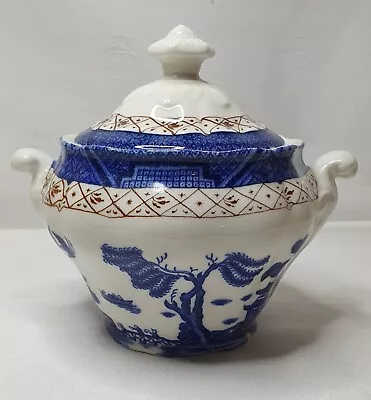 Buy ROYAL DOULTON Booth's  REAL OLD WILLOW    SUGAR BOWL With LID • 45£