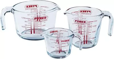 Buy Pyrex 912S992/7041 Jug Set, Glass, Transparent • 27.05£