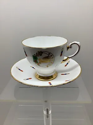 Buy Vintage Tuscan Fine English Bone China Dove Tea Cup & Saucer W/ Gilt Trim • 18.63£