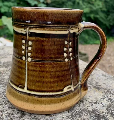 Buy Rare Vintage 1950's Pat Patrick Groom Slipware Studio Pottery Cup Mug Coldstone • 55£