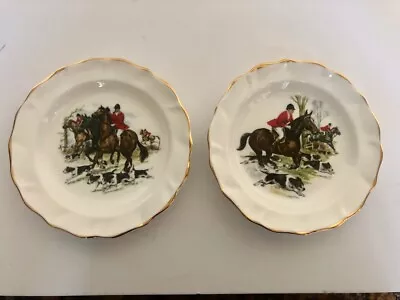 Buy Two Duchess Bone China, Fox Hunter Trinket Dishes, Made In England. EXCELLENT • 16.77£