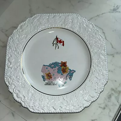 Buy Lord Nelson Pottery Canada Sea To Sea Centennial 1867-1967 Plate Vgc See Photos • 25£