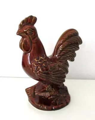 Buy Dartmouth Devon Pottery Brown Cockerel Farm House Bird Figure • 9.99£
