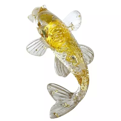Buy Natural Crystal Crushed Stone Drip Gel Small Fish-shaped Ornaments For Home • 5.65£