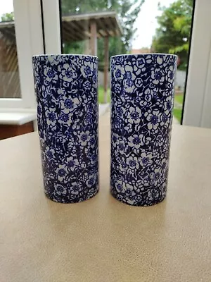 Buy S Hancock & Sons Hawthorn Blue Vases • 19.95£